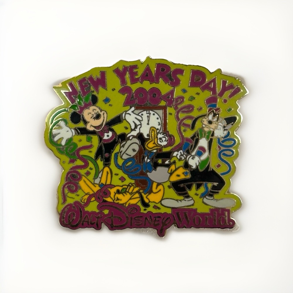 🎉 2004 New Year's Day Walt Disney World‎ Pin – Limited Edition of 7500